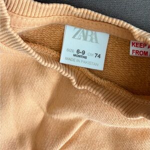 Zara Apricot Baby Sweater